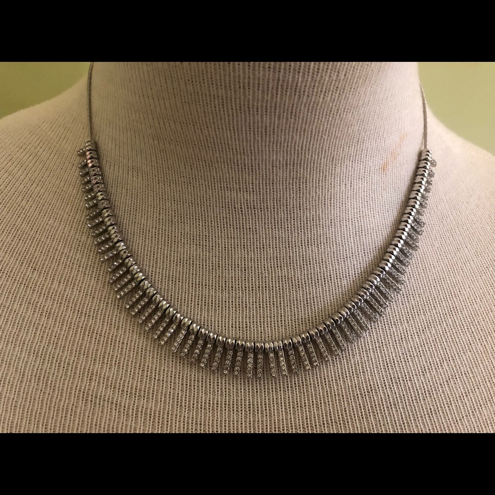 Brand New Vera Wang Rhinestone Statement Necklace